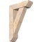 Ekena Millwork Traditional Slat Smooth Bracket w/ Offset Brace, Douglas Fir, 7 1/2"W x 26"D x 38"H BKT0806X26X38TRA06SDF - alternate 1